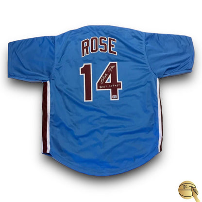 Jersey autografiado por Pete Rose