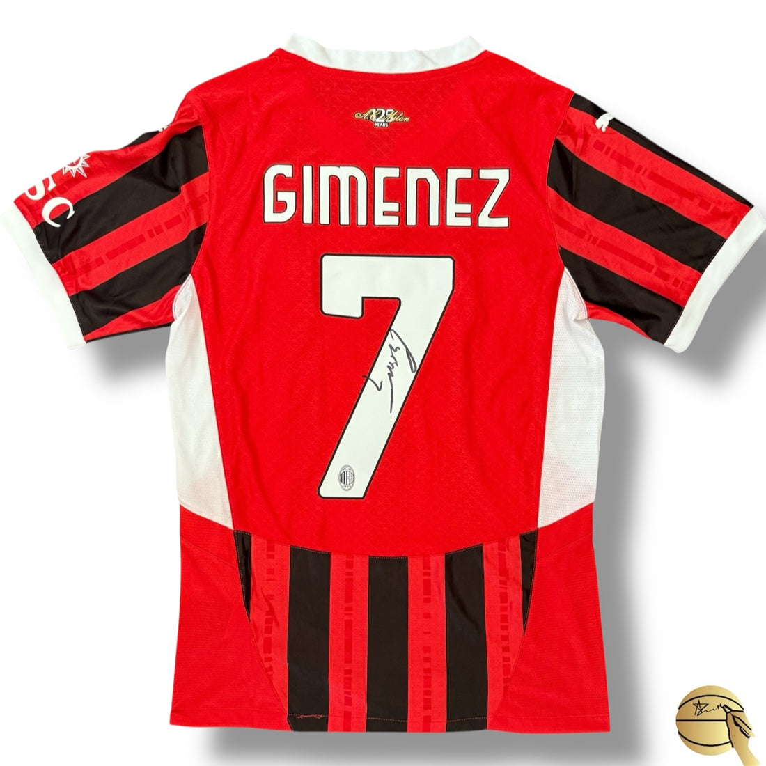 Jersey autografiado por Santiago Giménez