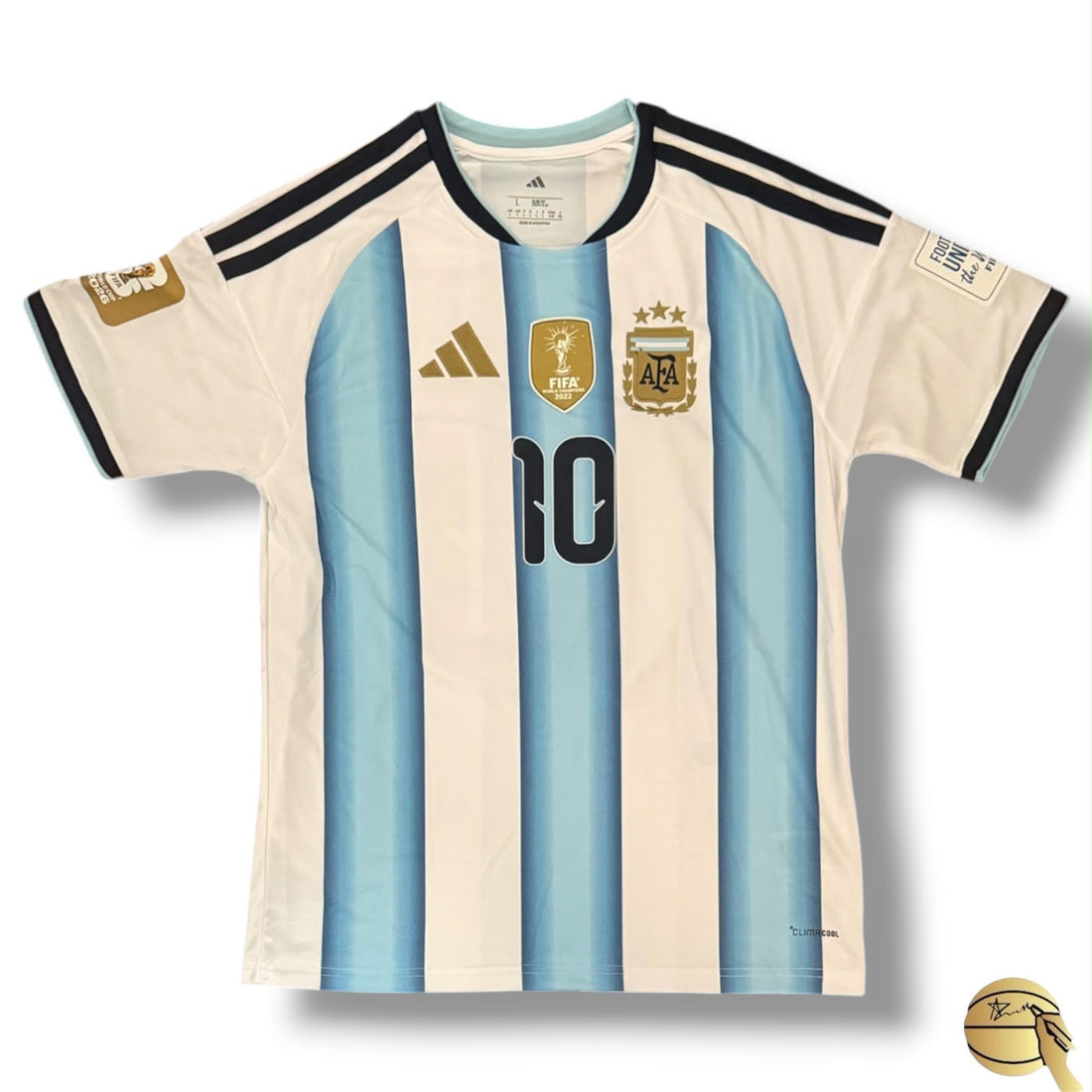 Jersey de Argentina autografiado por Lionel Messi