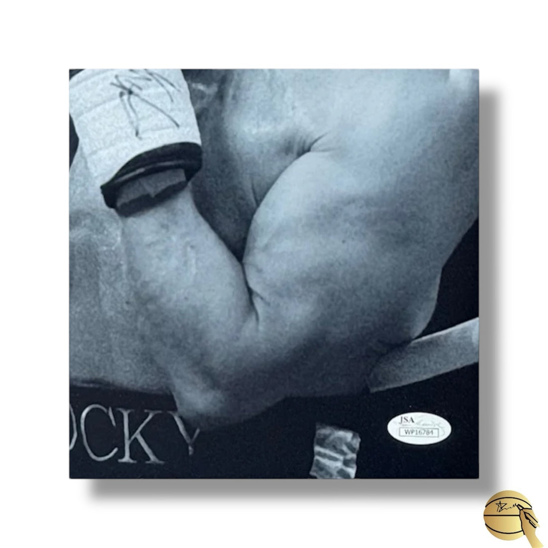 Imagen autografiada por Mike Tyson