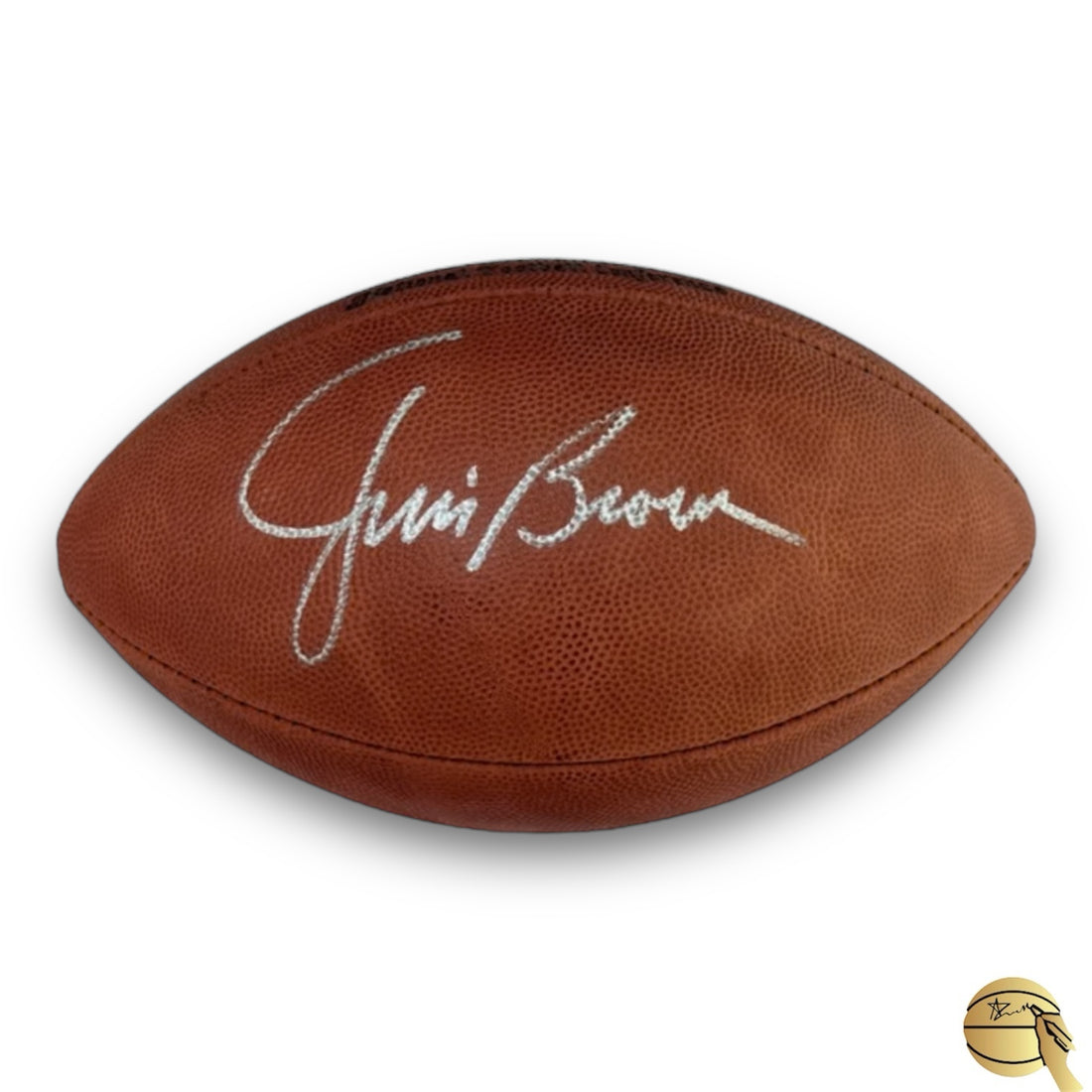 Balón de americano autografiado por Jim Brown - Signed Collectibles