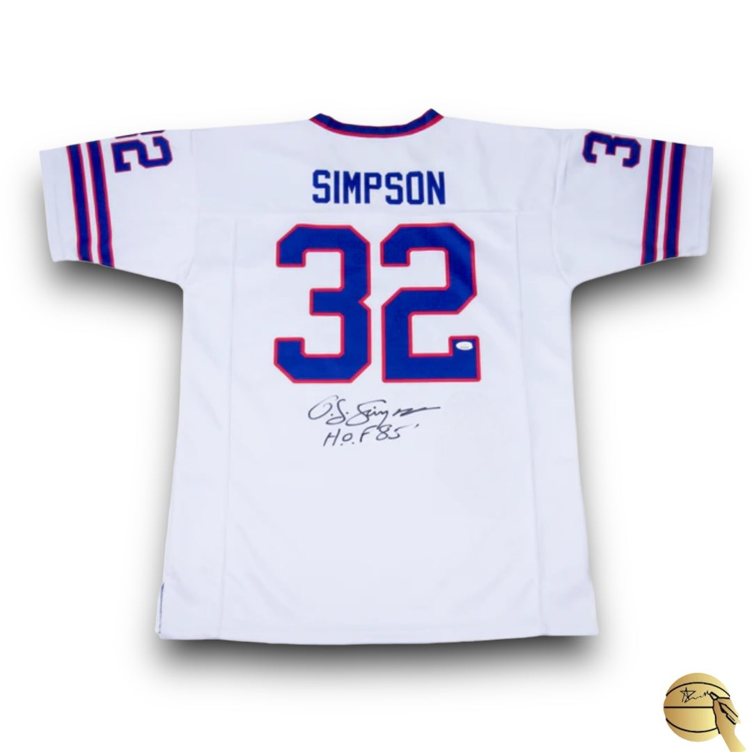 Jersey de los Buffalo Bills autografiado por O.J. Simpson