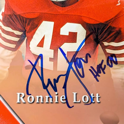 Foto autografiada por 11 Hall Of Famers de 49ers