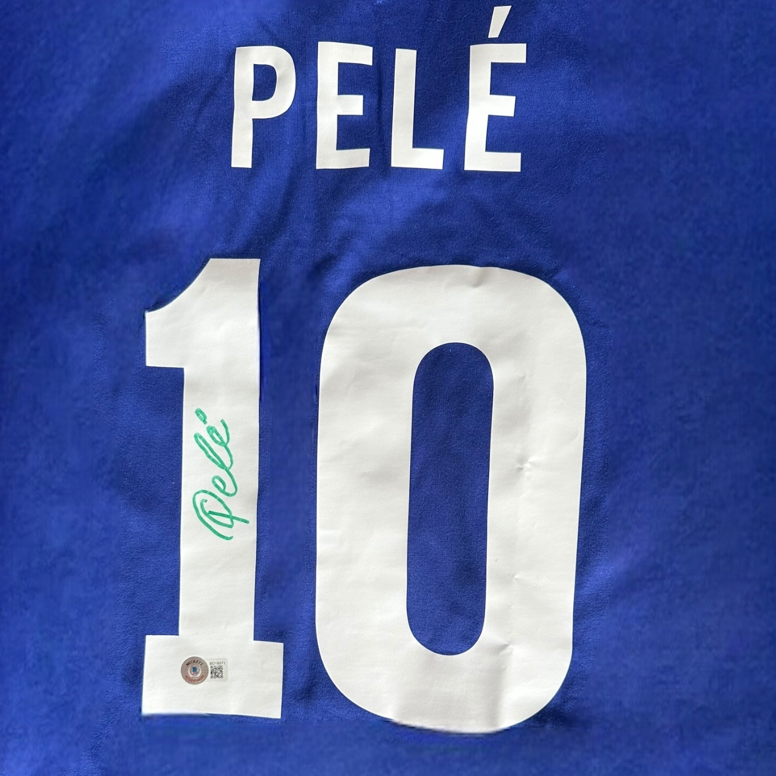 Jersey autografiado por Pele