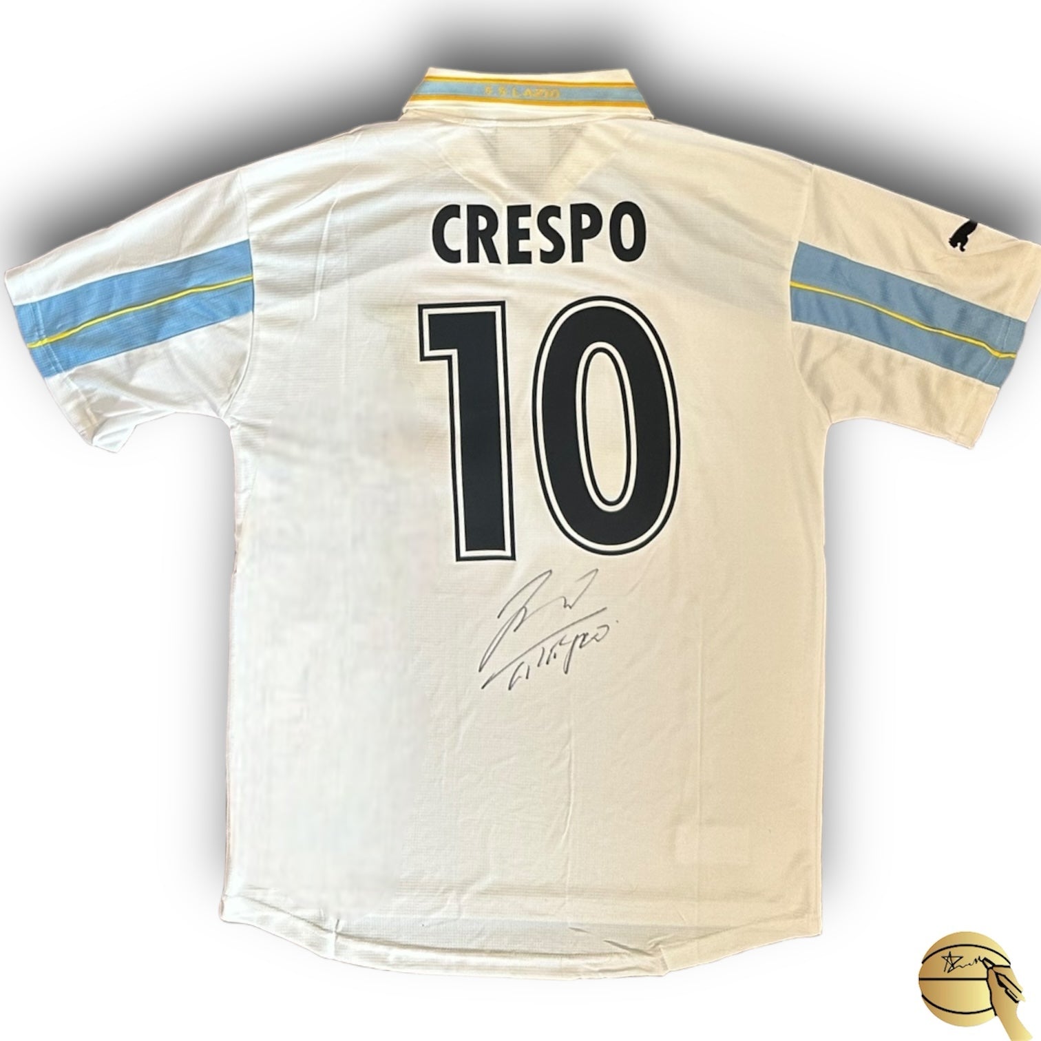 Jersey autografiado por Hernán Crespo