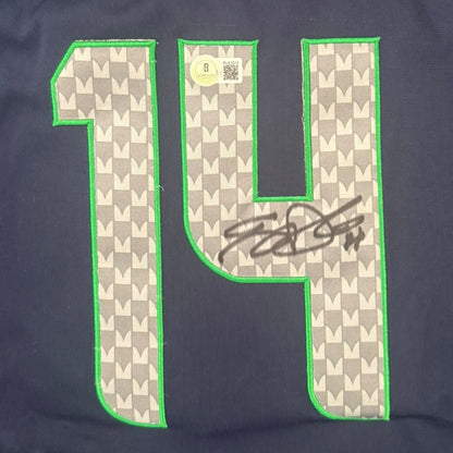Jersey de los Seattle Seahawks autografiado por Sam Darnold