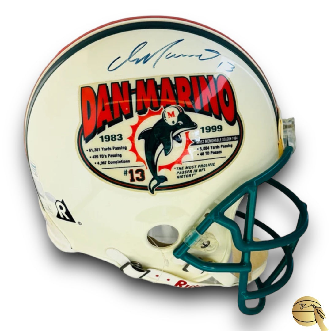 Casco full size autografiado por Dan Marino