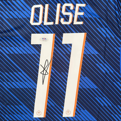 Jersey de Francia autografiado por Michael Olise