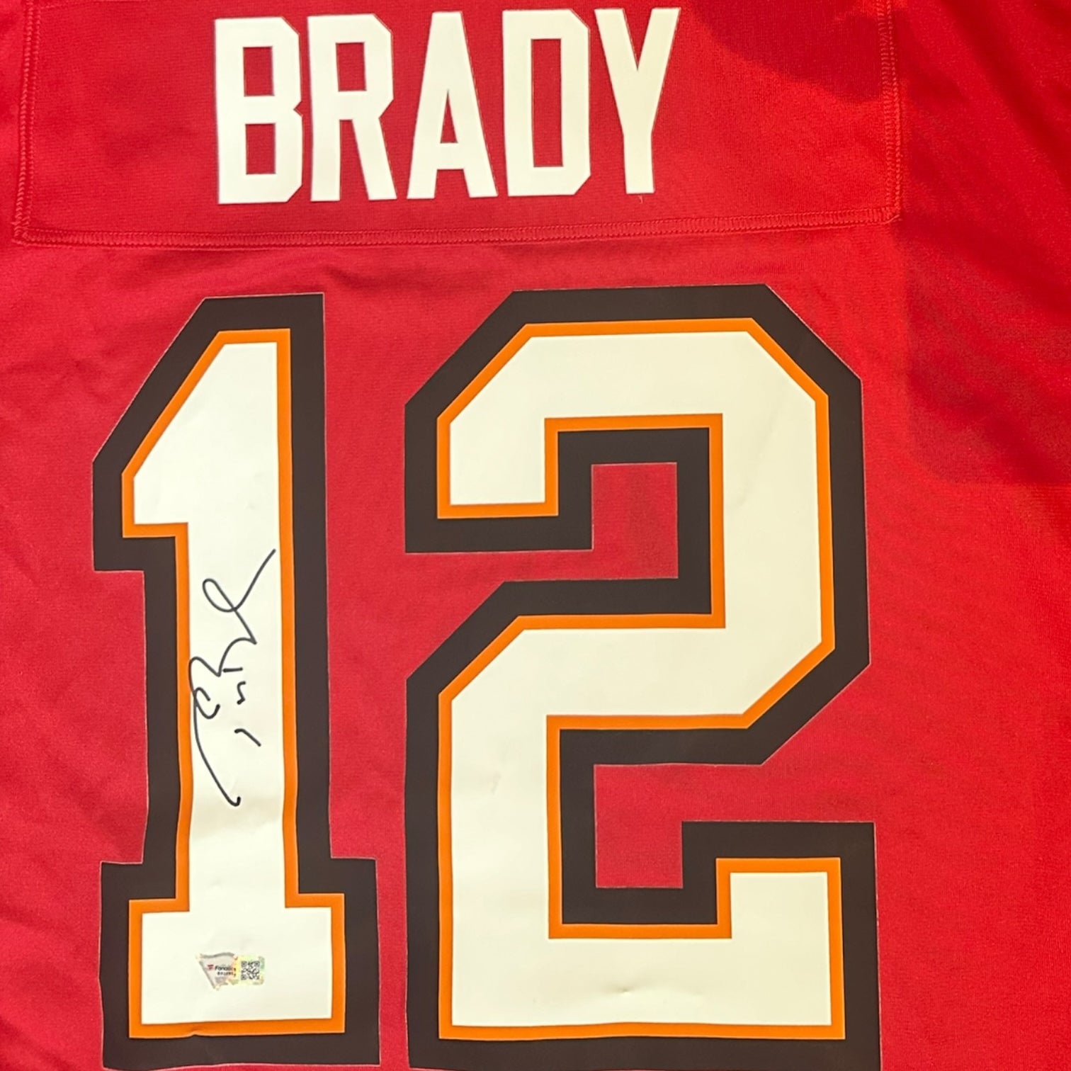 Jersey autografiado por Tom Brady