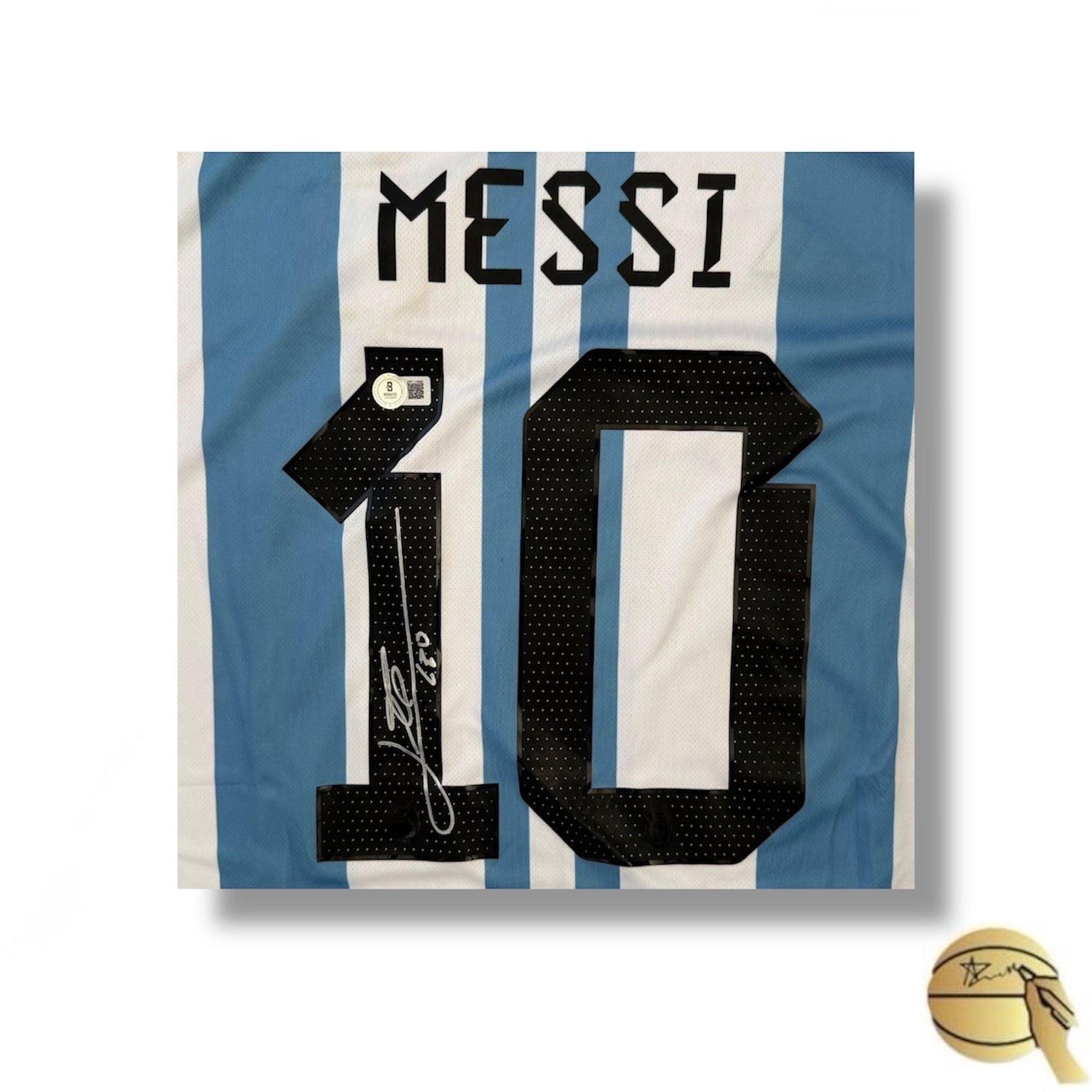 Jersey autografiado por Leo Messi