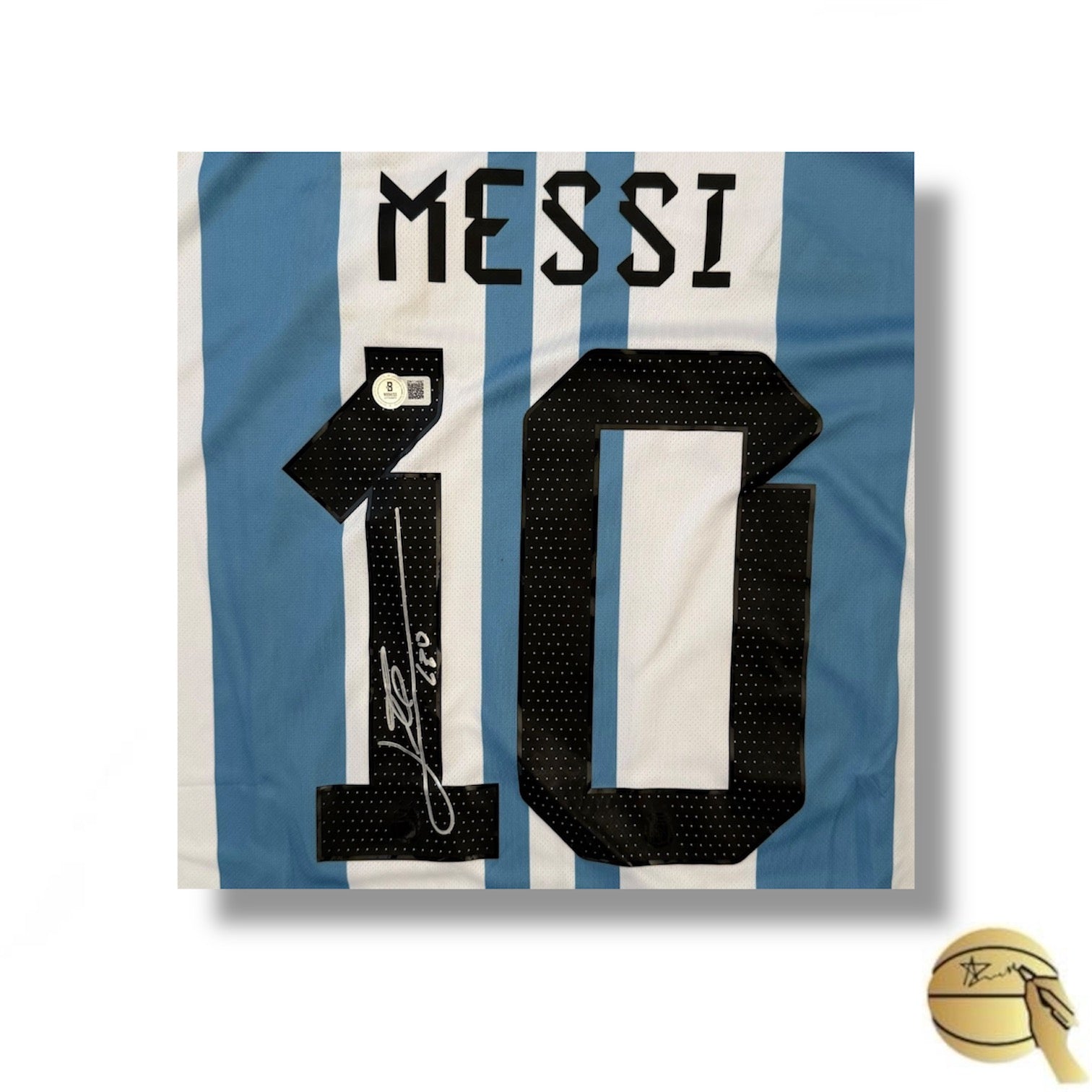 Jersey autografiado por Leo Messi