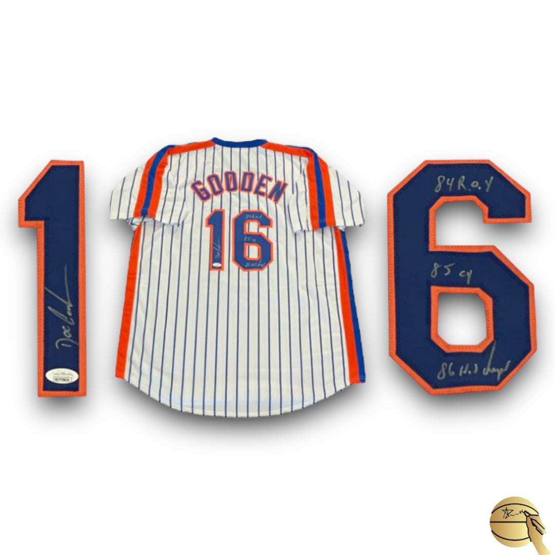 Jersey autografiado por Dwight Gooden