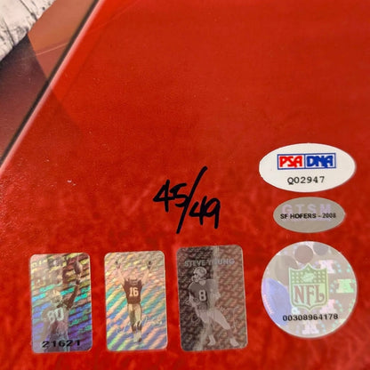 Foto autografiada por 11 Hall Of Famers de 49ers
