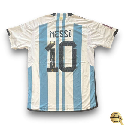 Jersey autografiado por Lionel Messi