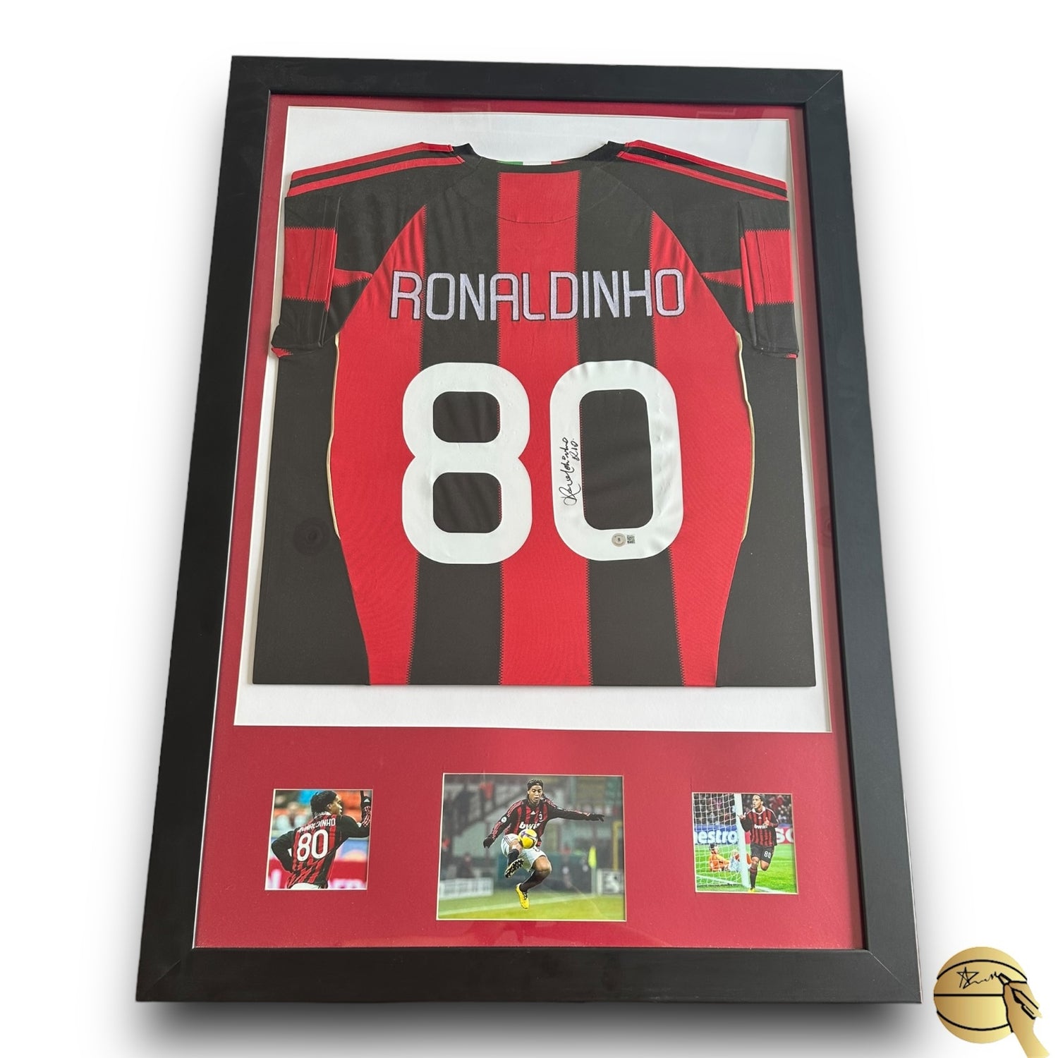 Jersey autografiado por Ronaldinho