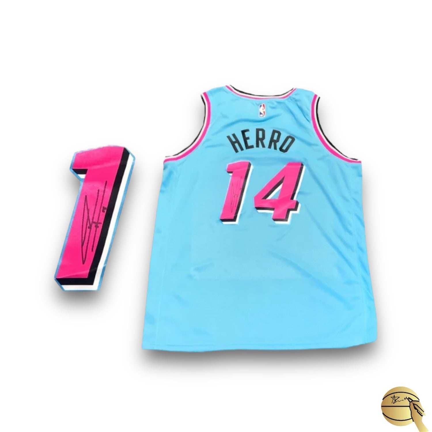 Jersey autografiado por Tyler Herro