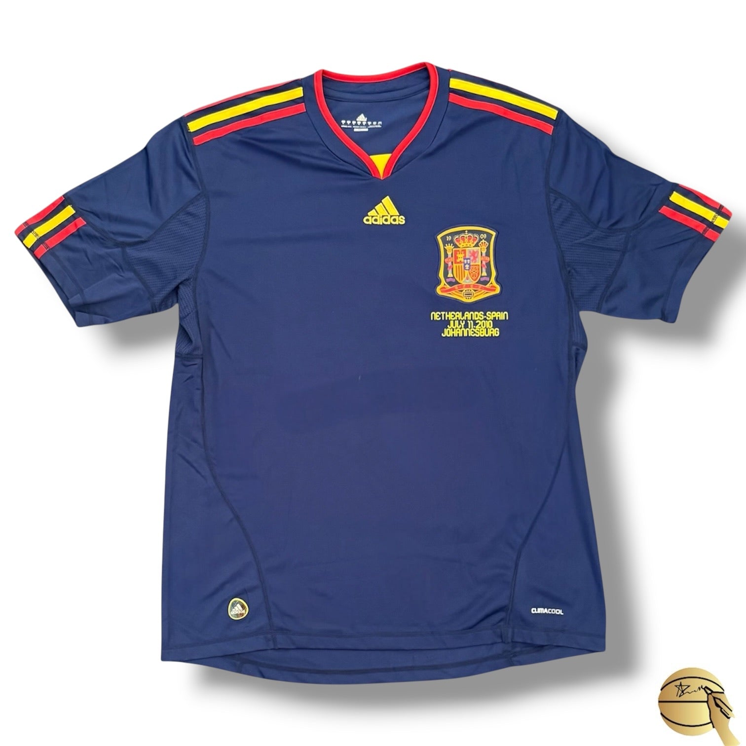 Jersey autografiada por el Español Andrés Iniesta