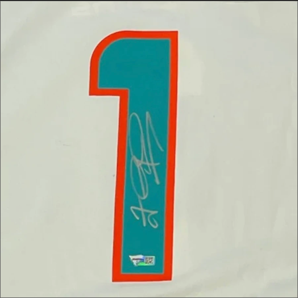 Jersey autografiado por Tua Tagovailoa - Signed Collectibles