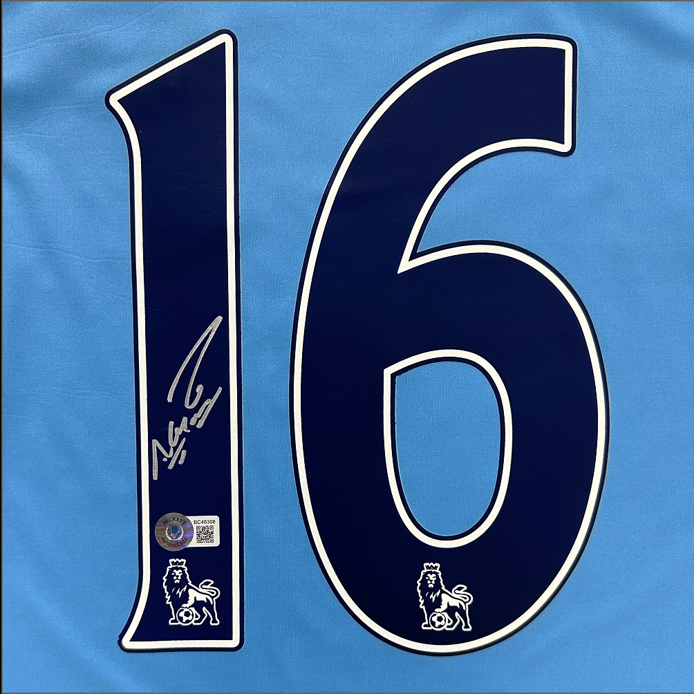 Jersey autografiado por el Kun Agüero