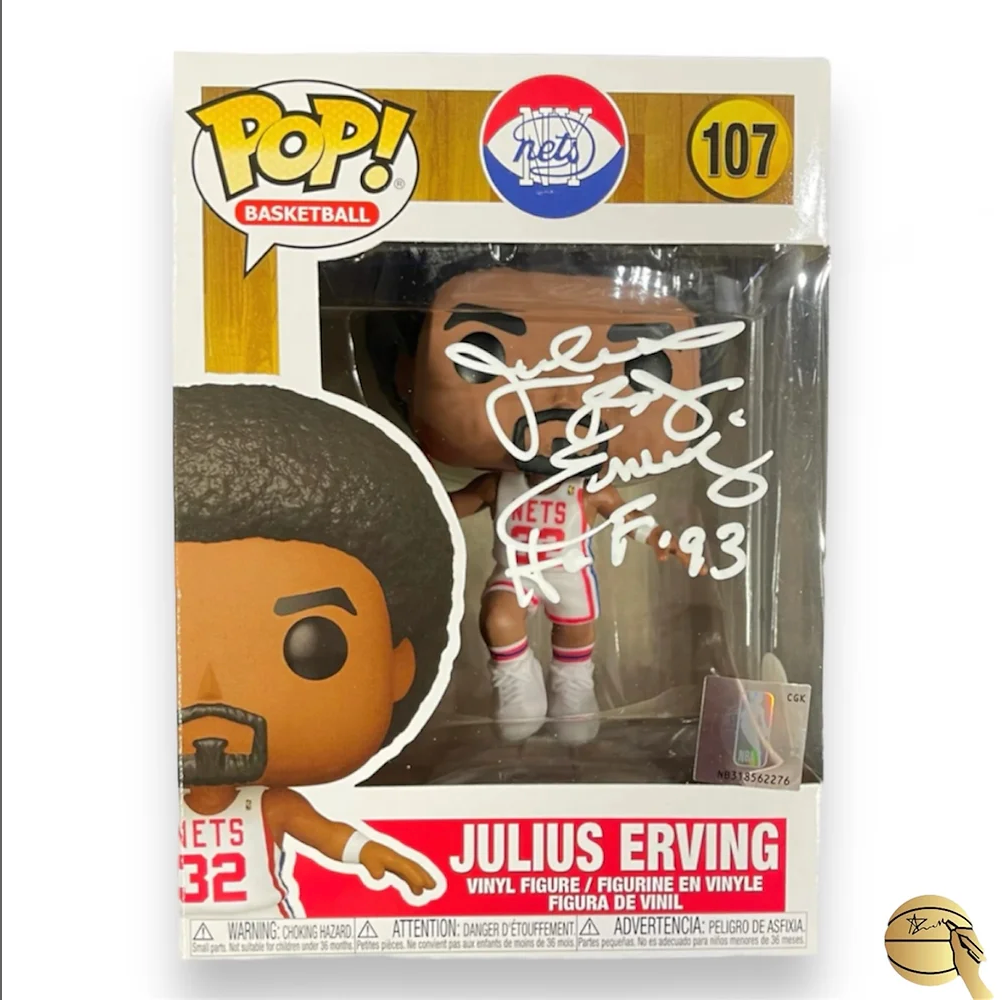 Funko POP autografiado por Julius Erving Dr. J