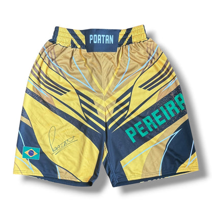 Shorts autografiados por Alex Pereira