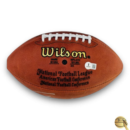 Balón de americano autografiado por Jim Brown