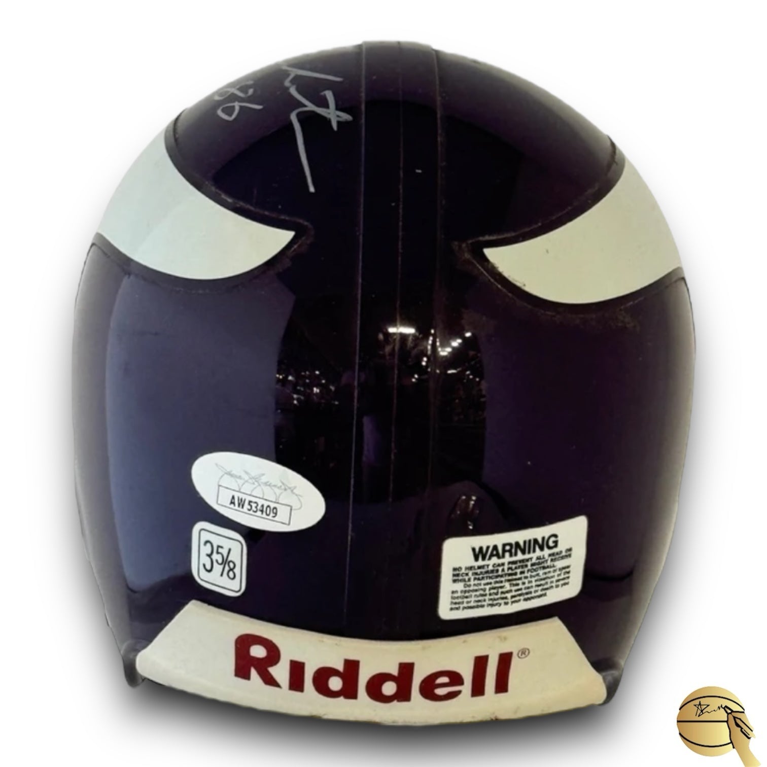 Casco autografiado por Fran Tarkenton