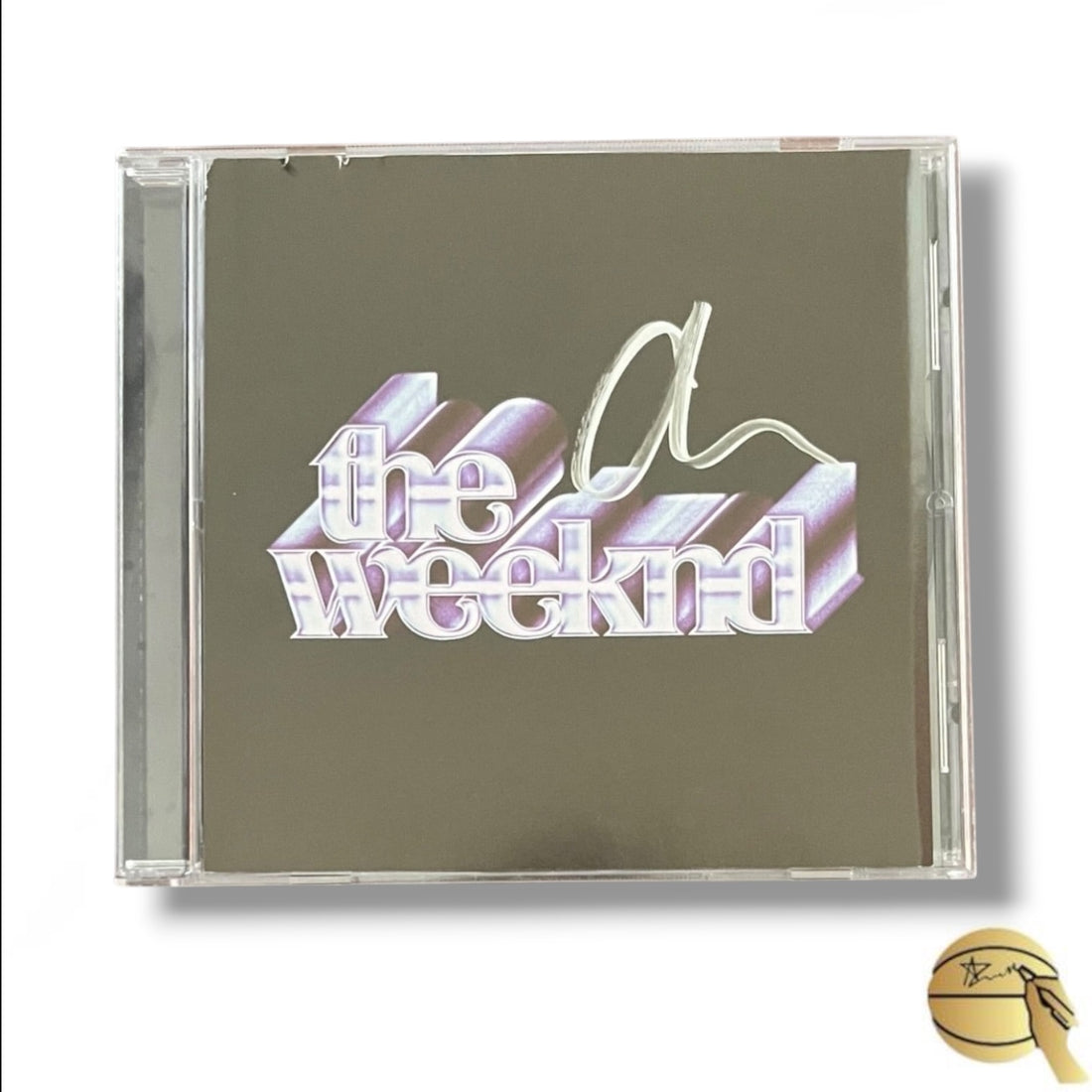 CD autografiado por TheWeeknd
