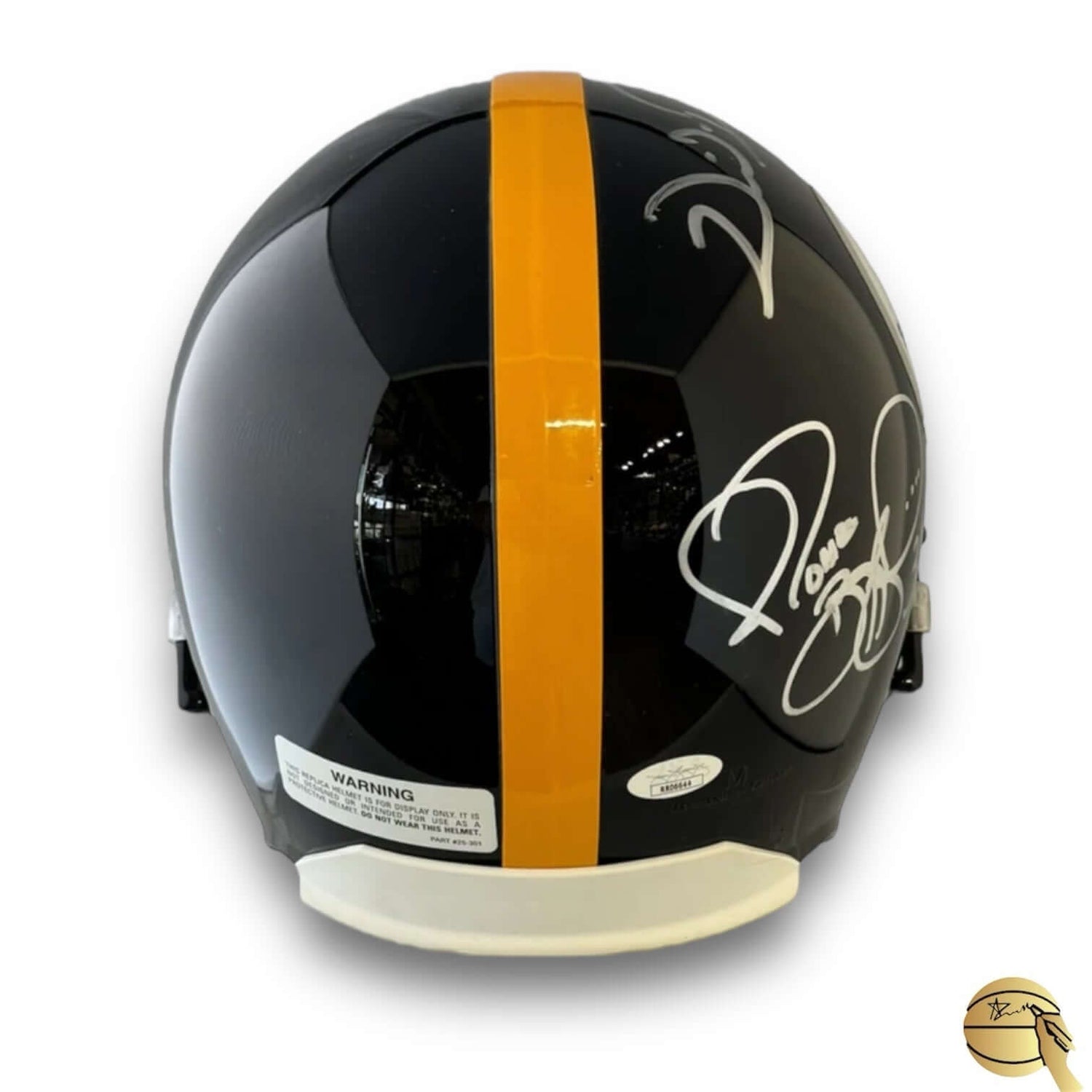 Casco autografiado por Jerome Bettis, Wille Parker y Hines Ward