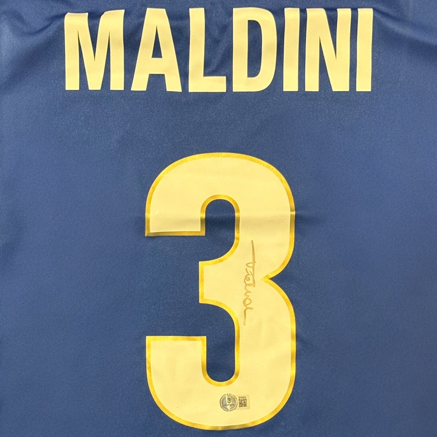 Jersey autografiado por Paolo Maldini