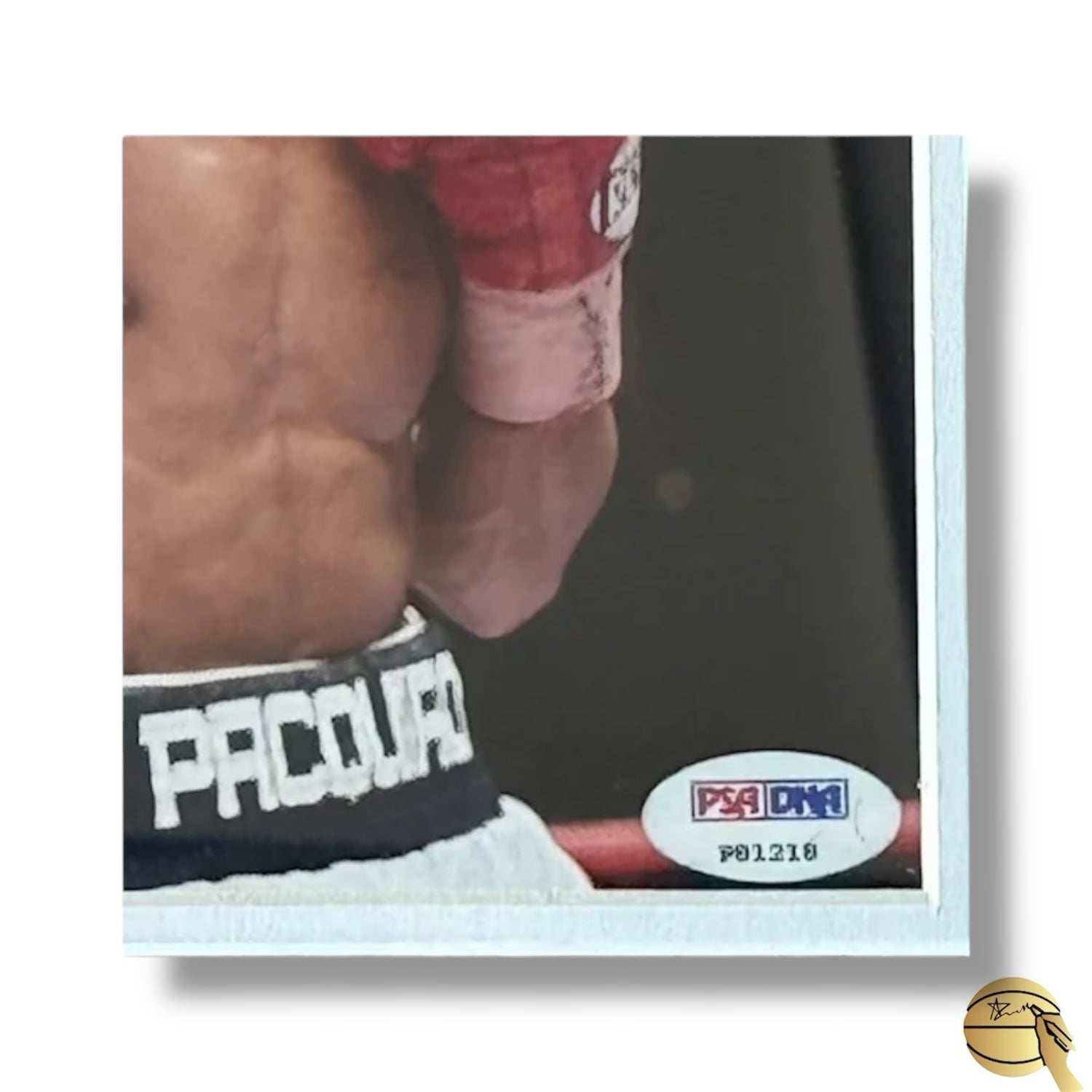 Imagen autografiada por Manny Pacquiao