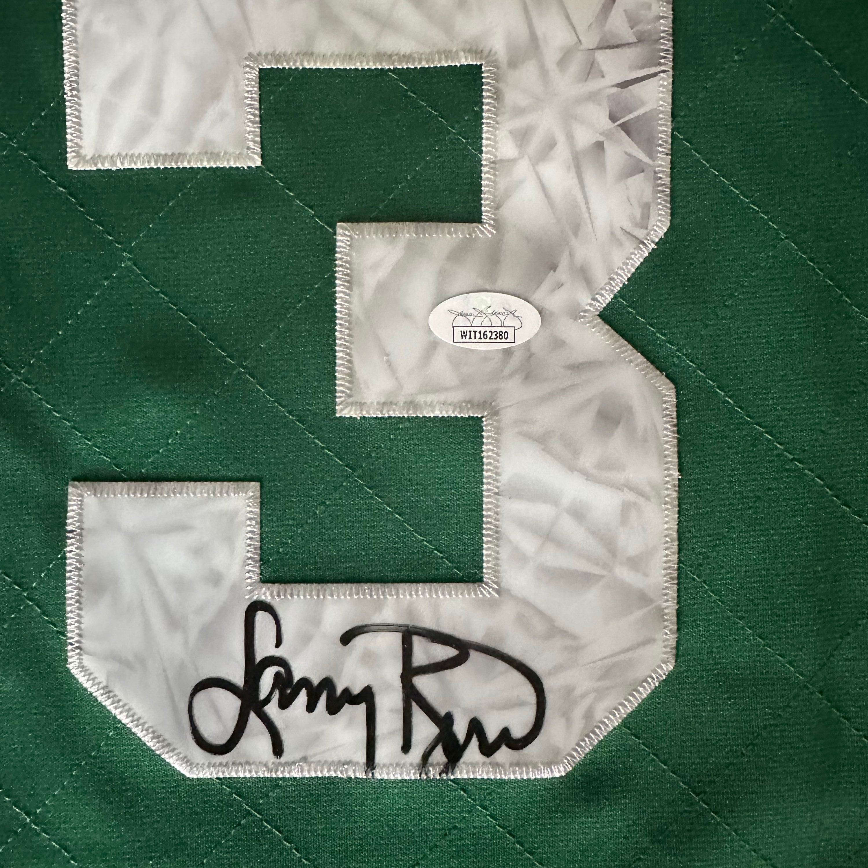 Jersey autografiado por Larry Bird