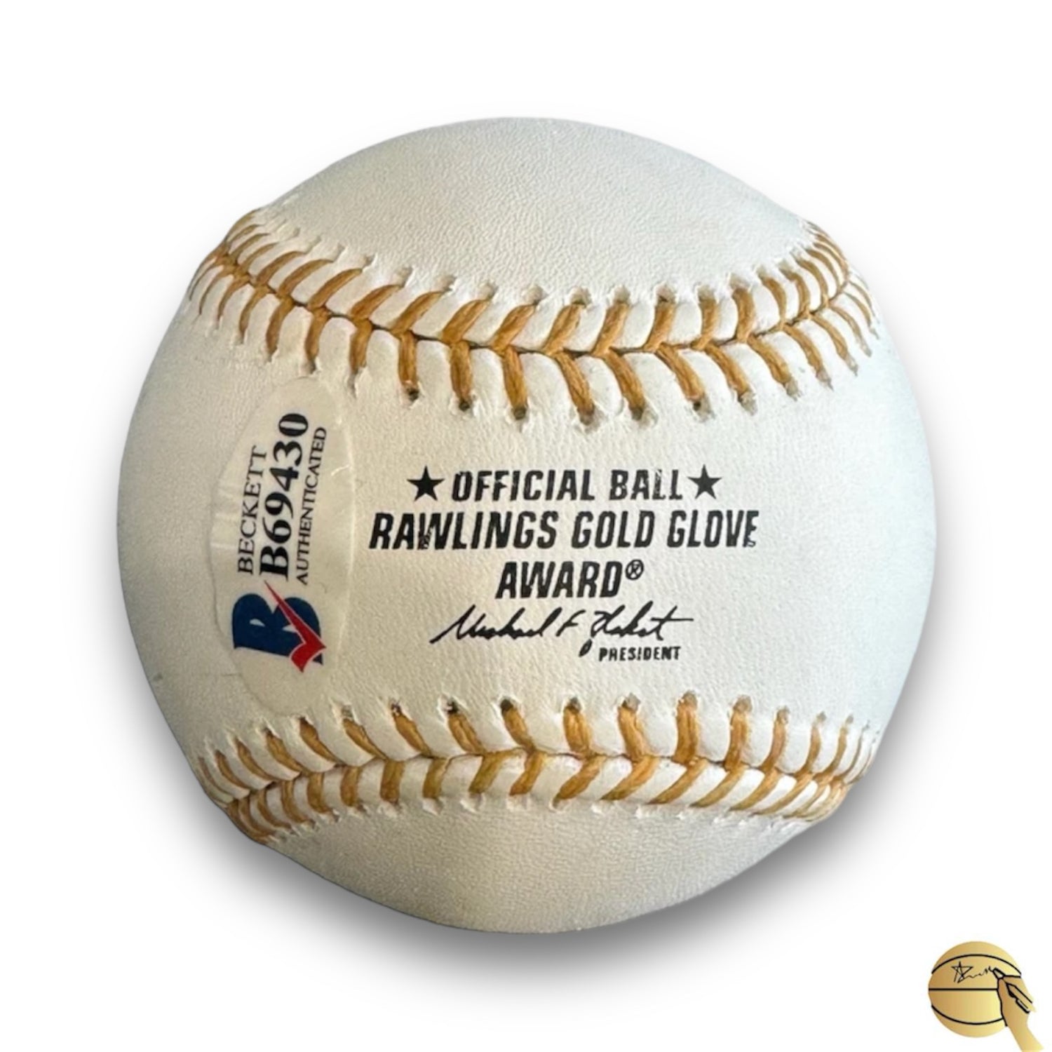 Pelota autografiada por Barry Bonds