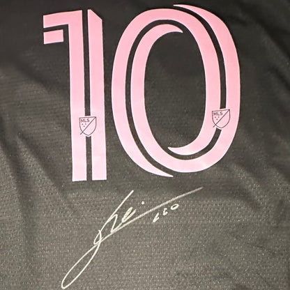 Jersey de Inter Miami autografiado por Leo Messi