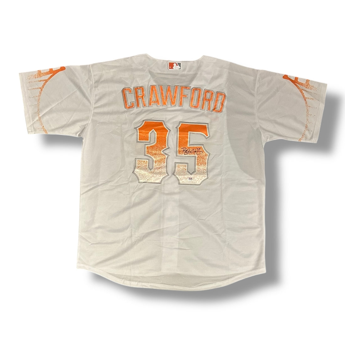 Jersey autografiado por Brandon Crawford