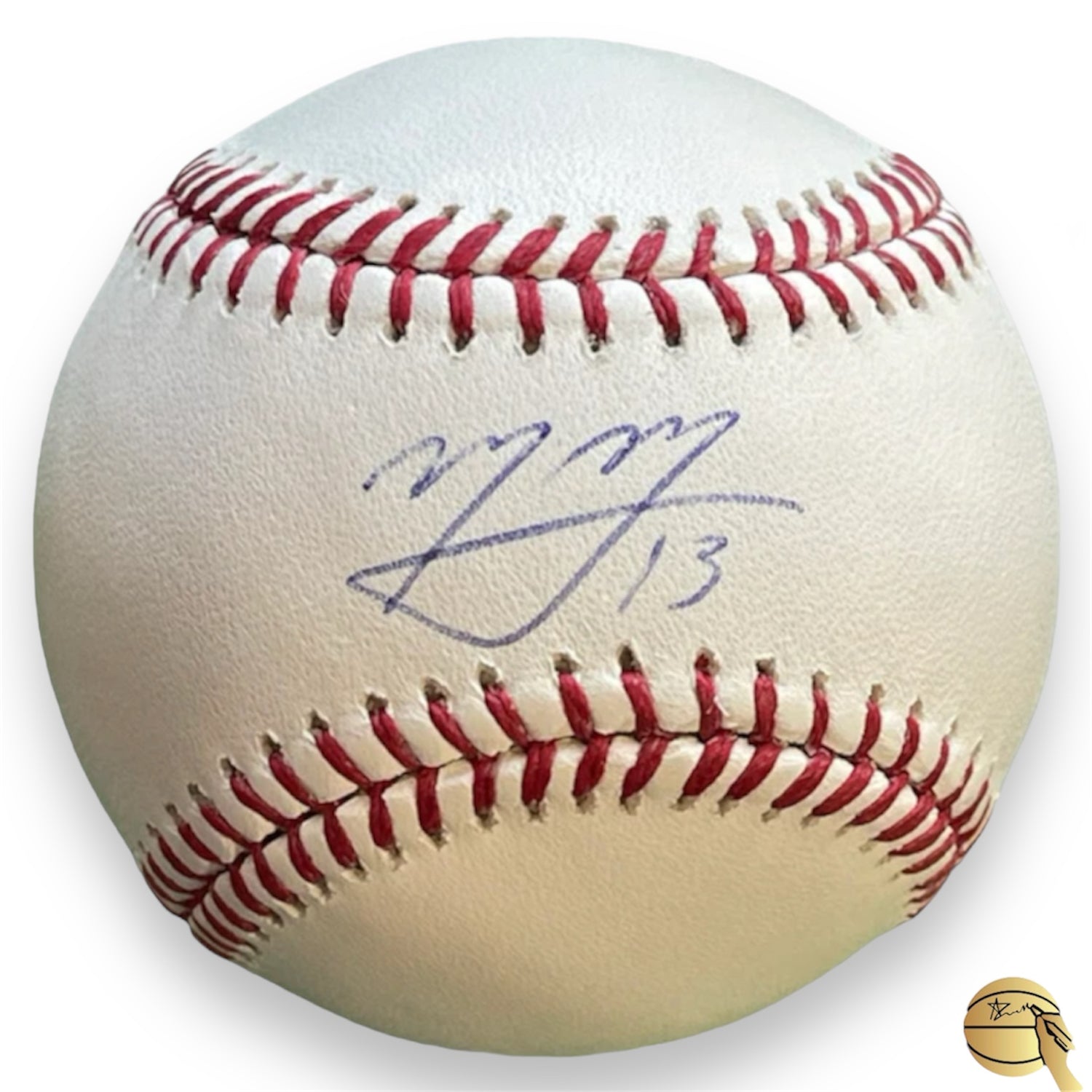 Pelota autografiada por Manny Machado