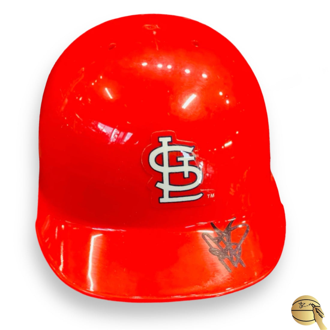 Casco de autografiado por Albert Pujols