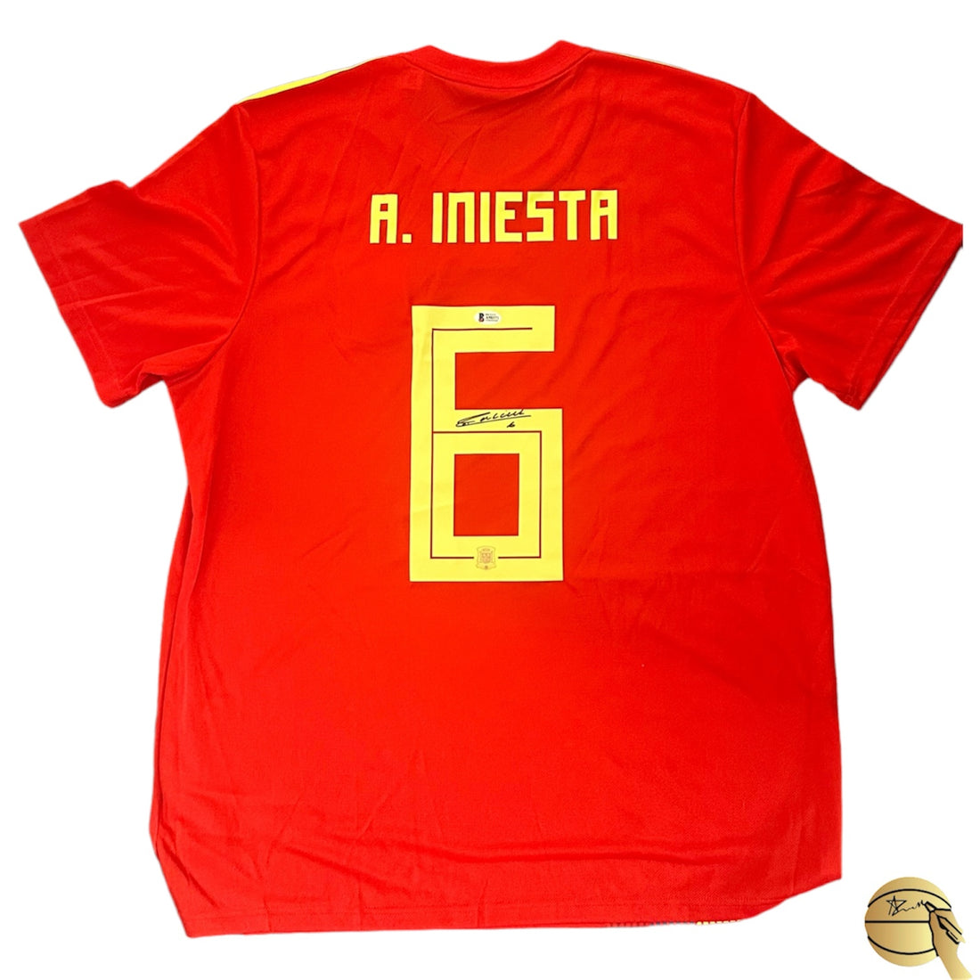 Jersey autografiado por Andrés Iniesta - Signed Collectibles