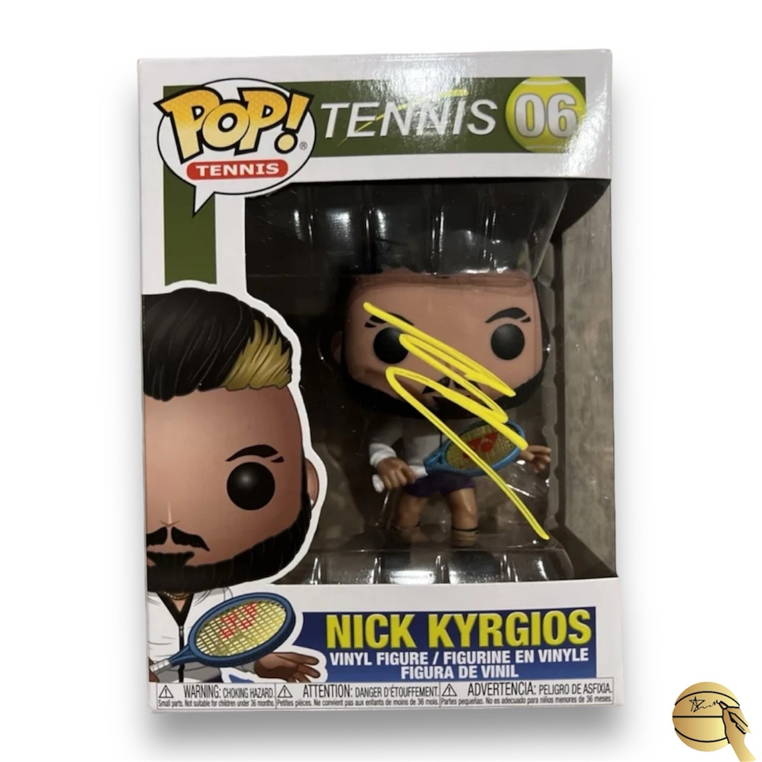 Coleccionable autografiado por Nick Kyrgios