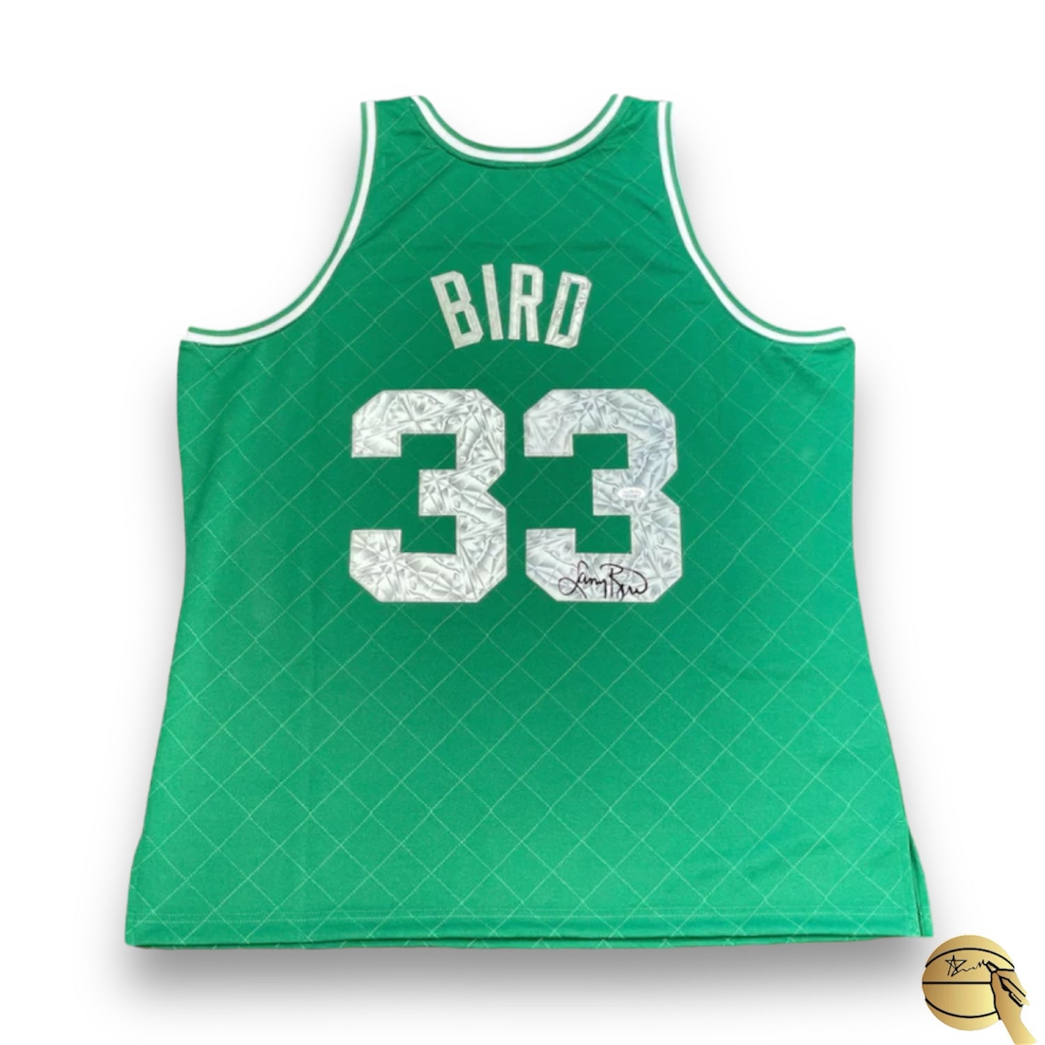 Jersey autografiado por Larry Bird