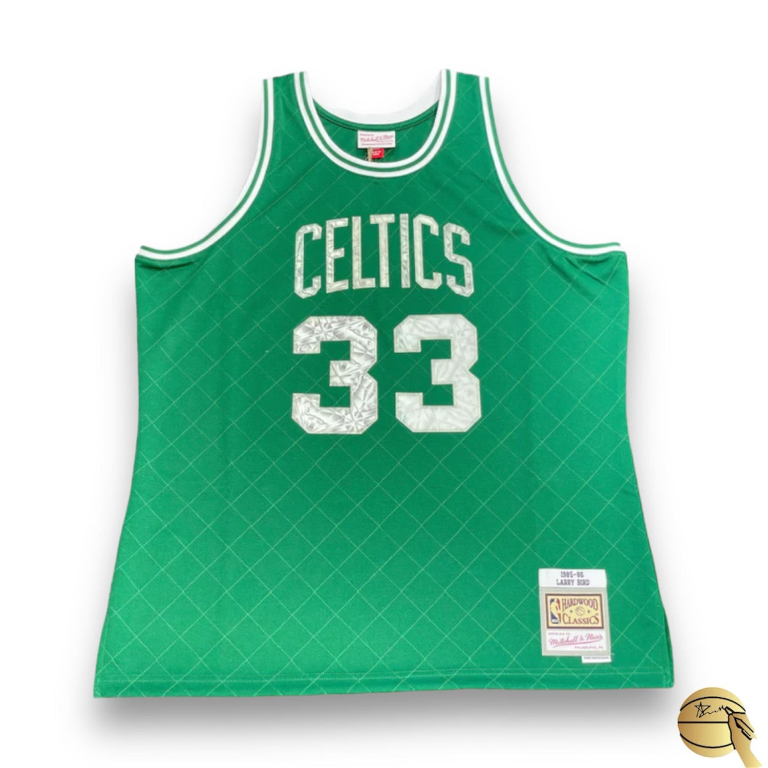 Jersey autografiado por Larry Bird