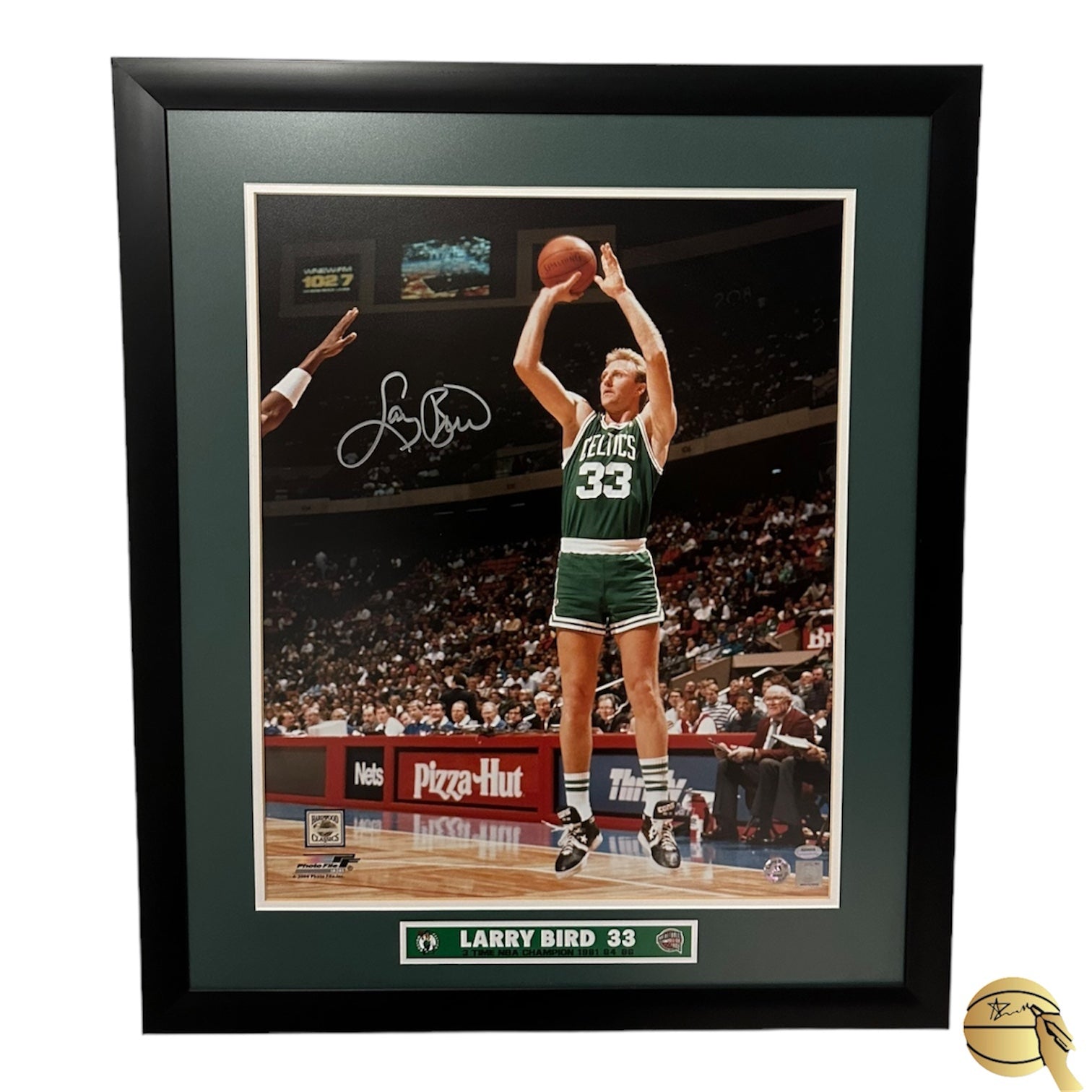 Cuadro autografiado por Larry Bird