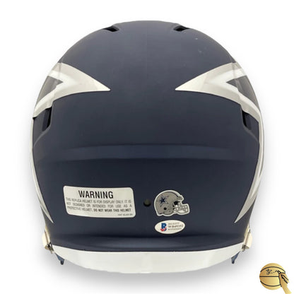 Casco autografiado por Roger Staubach