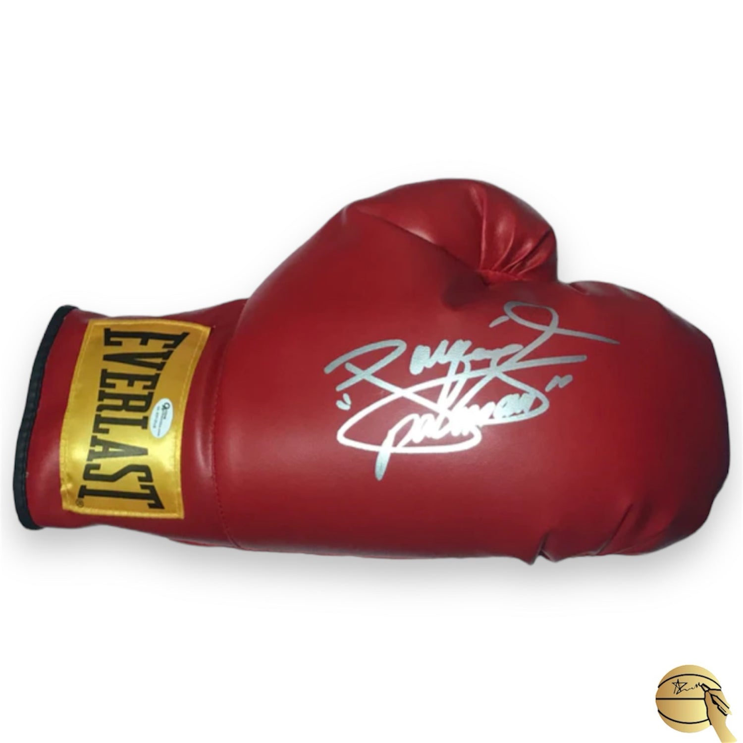 Guante autografiado por Manny Pacquiao