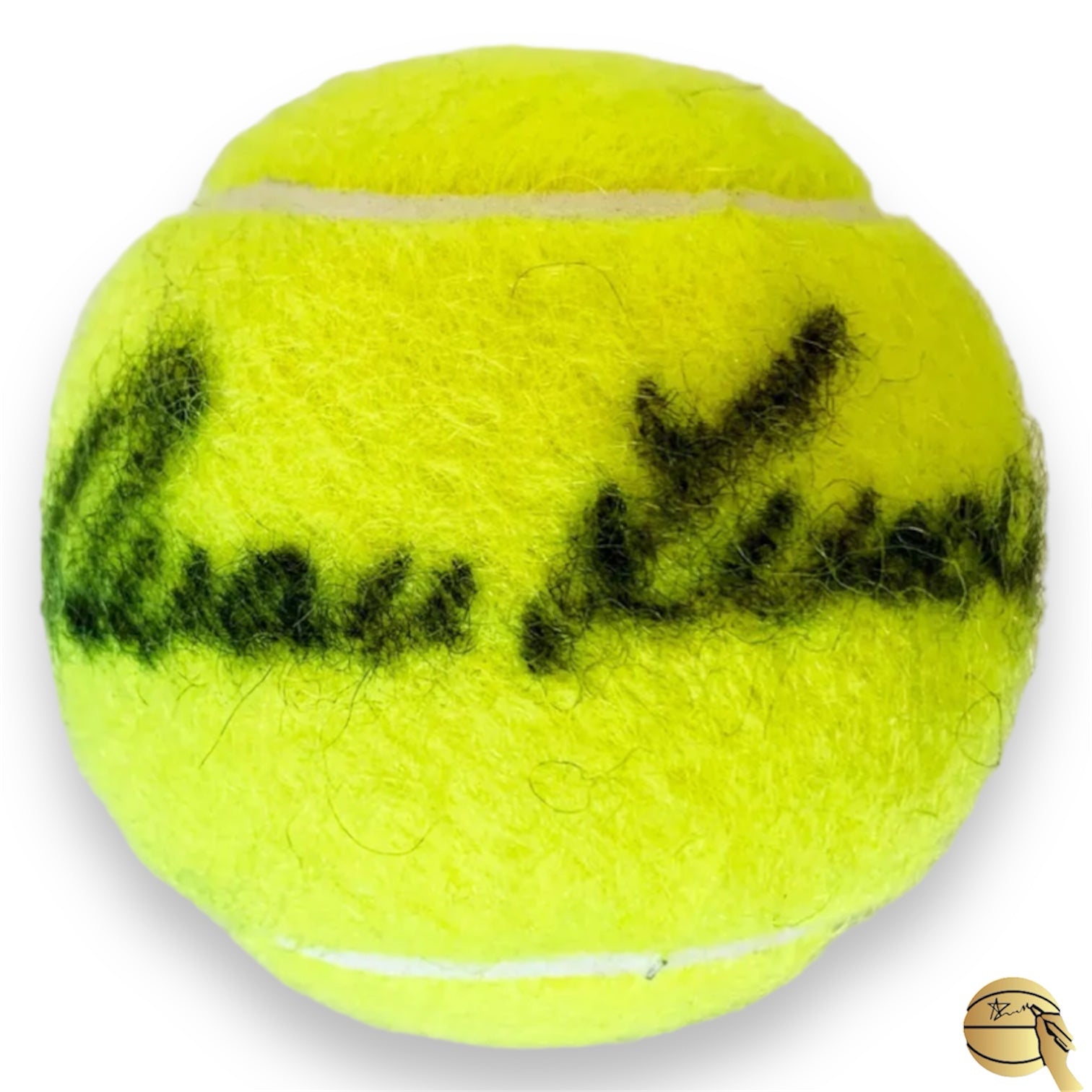 Pelota autografiada por Ivan Lendl