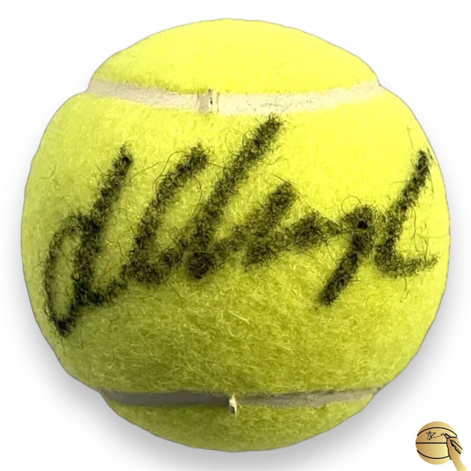 Pelota autografiada por Medvedev Daniil