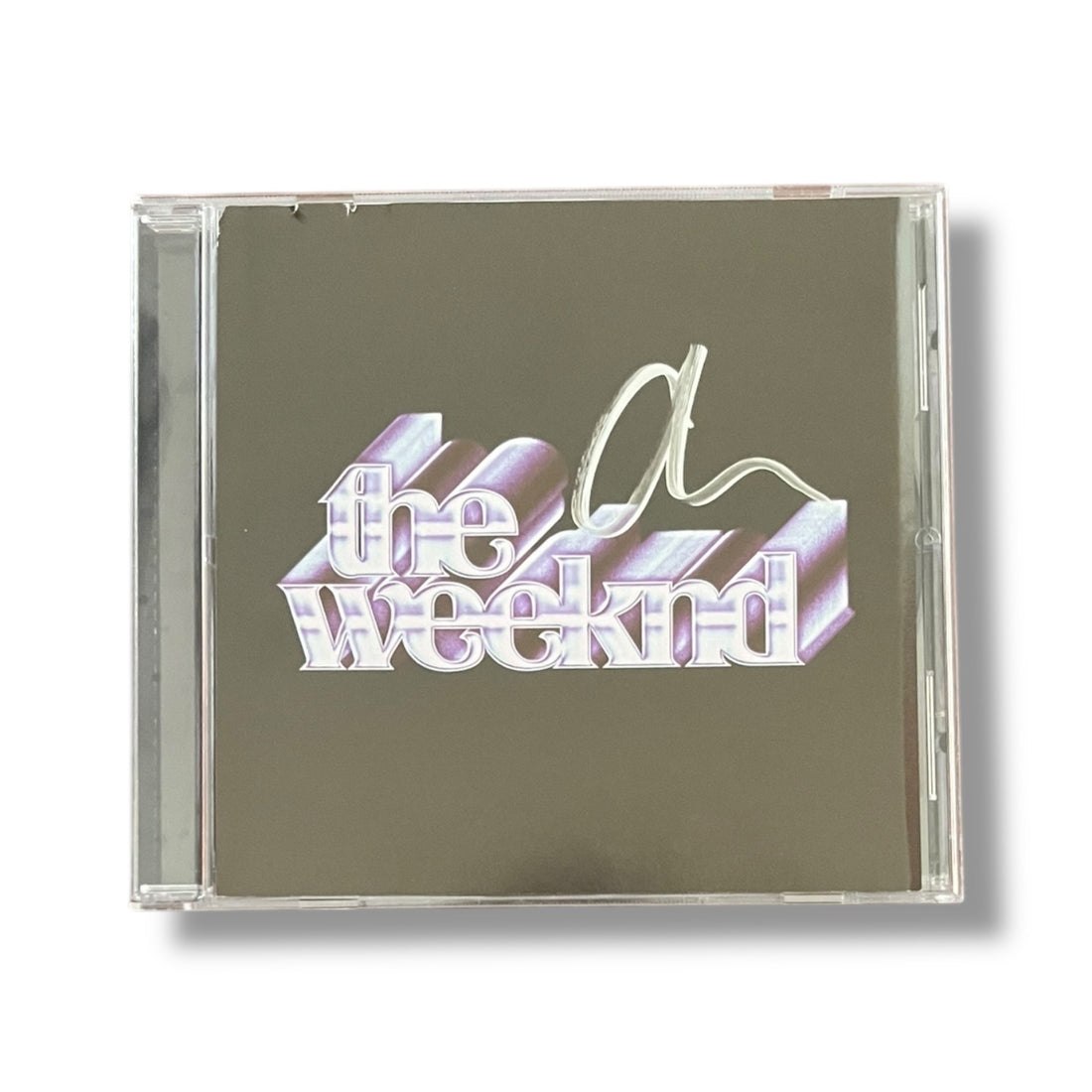 CD autografiado por TheWeeknd