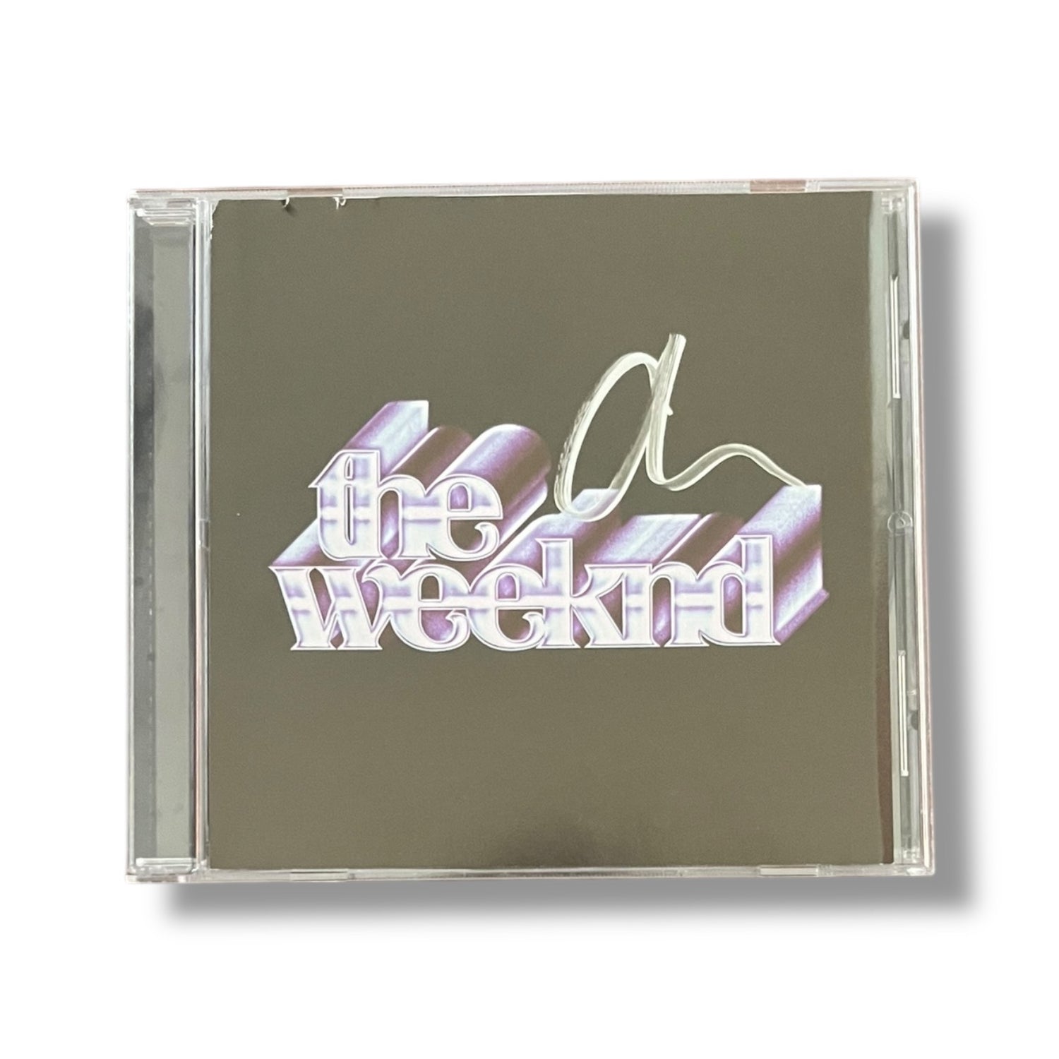 CD autografiado por TheWeeknd