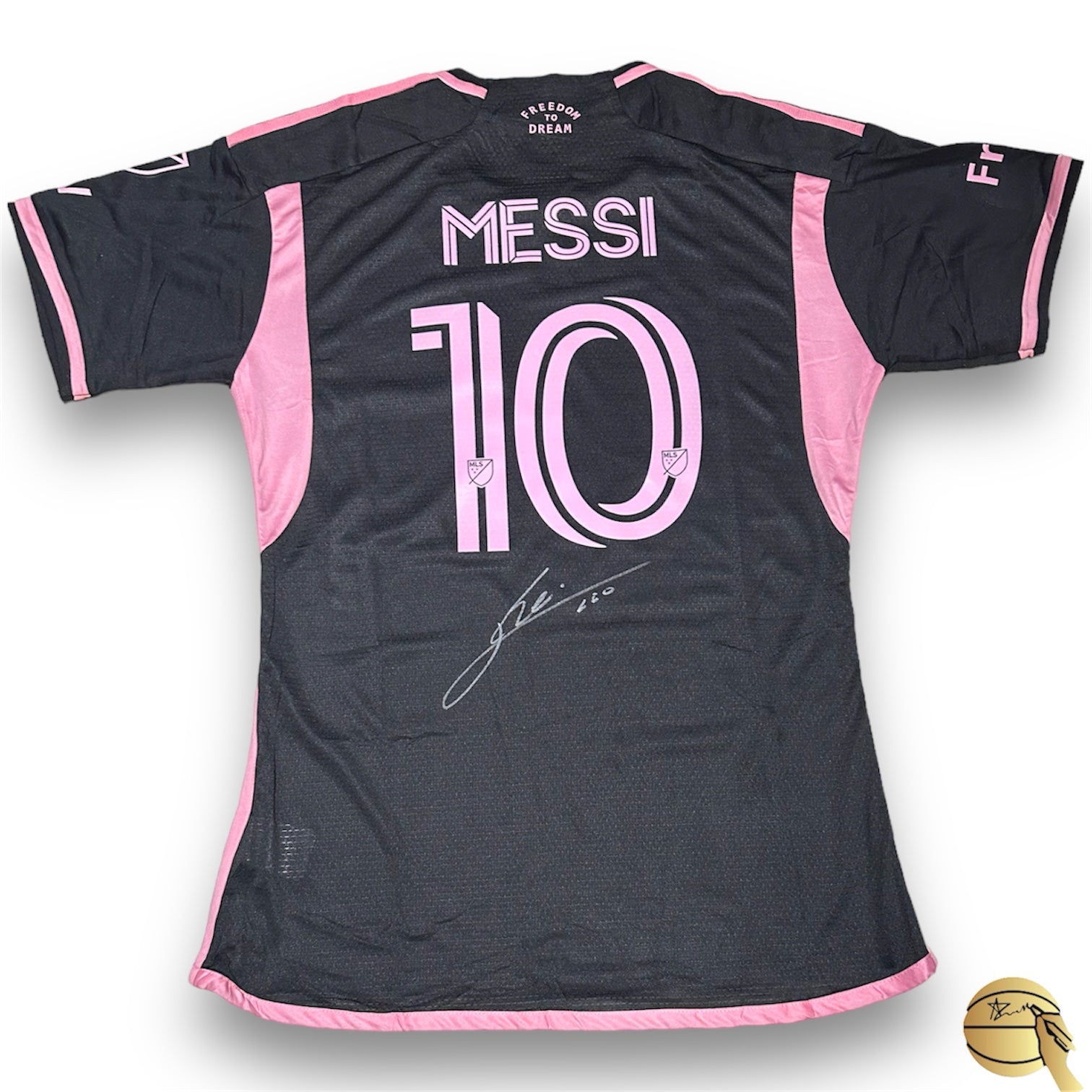 Jersey de Inter Miami autografiado por Leo Messi