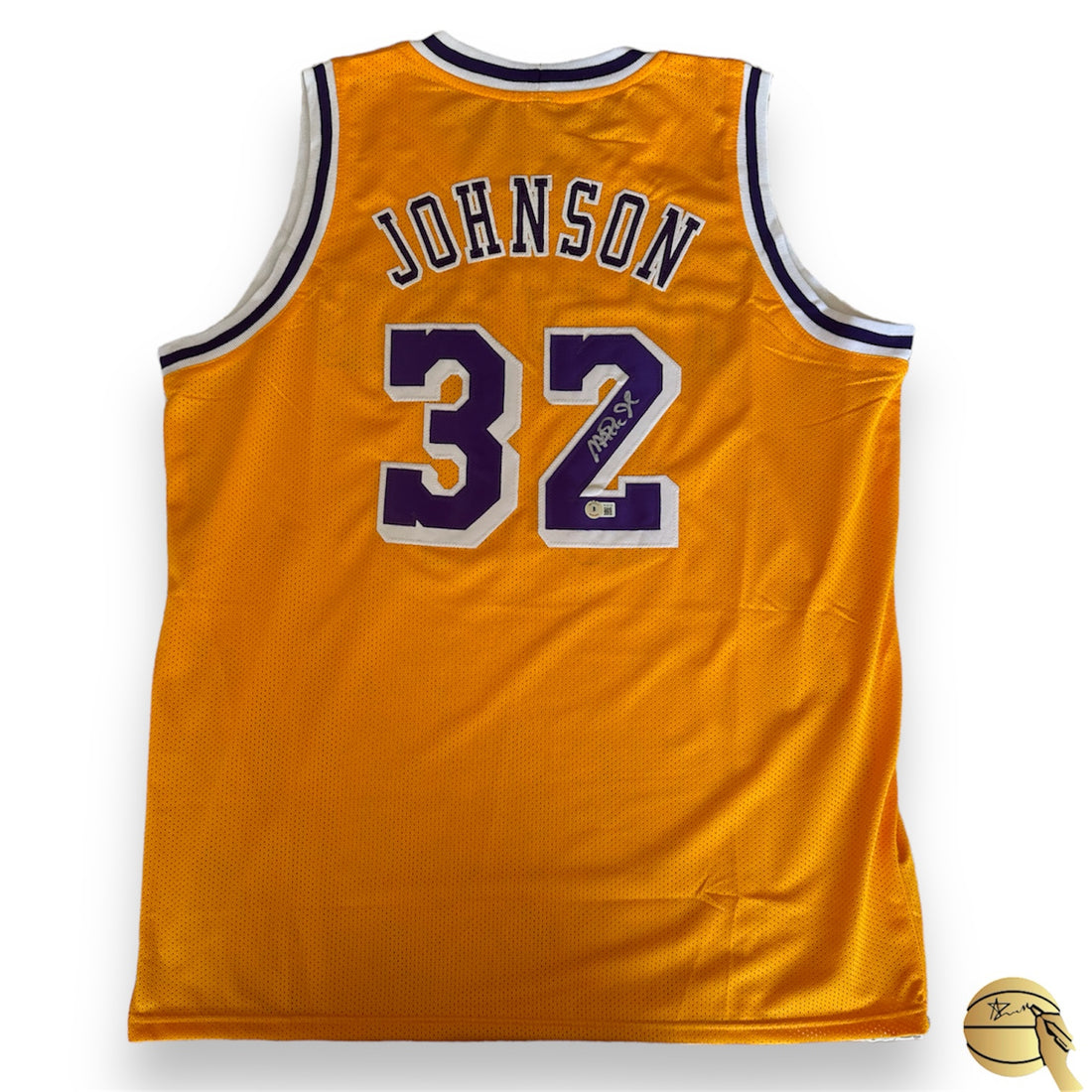 Jersey autografiado por Magic Johnson - Signed Collectibles